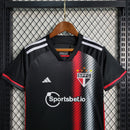 Conjunto Kit Infantil São Paulo Third 2023/24 - Adidas Torcedor - Preta/Vermelha