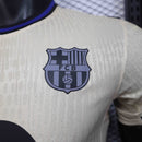 Camisa Barcelona Away 2025/26 - Jogador Masculina - Bege