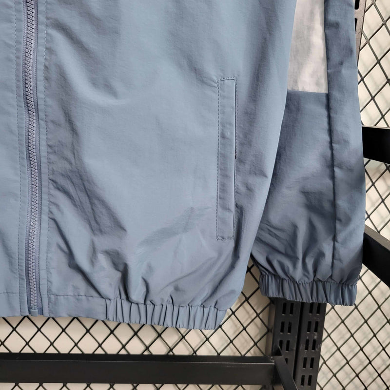 Jaqueta Corta Vento Adidas - Azul/Rosa