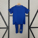 Conjunto Kit Infantil Chelsea Home 2012/13 - Adidas Retrô - Azul/Dourada