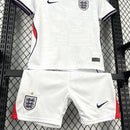 Conjunto Kit Infantil Seleção Inglaterra Home 2026/27 - Nike Torcedor - Branca/Azul