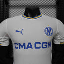 Camisa Olympique de Marseille Home 2026/27 - Puma Jogador Masculina - Branca/Azul