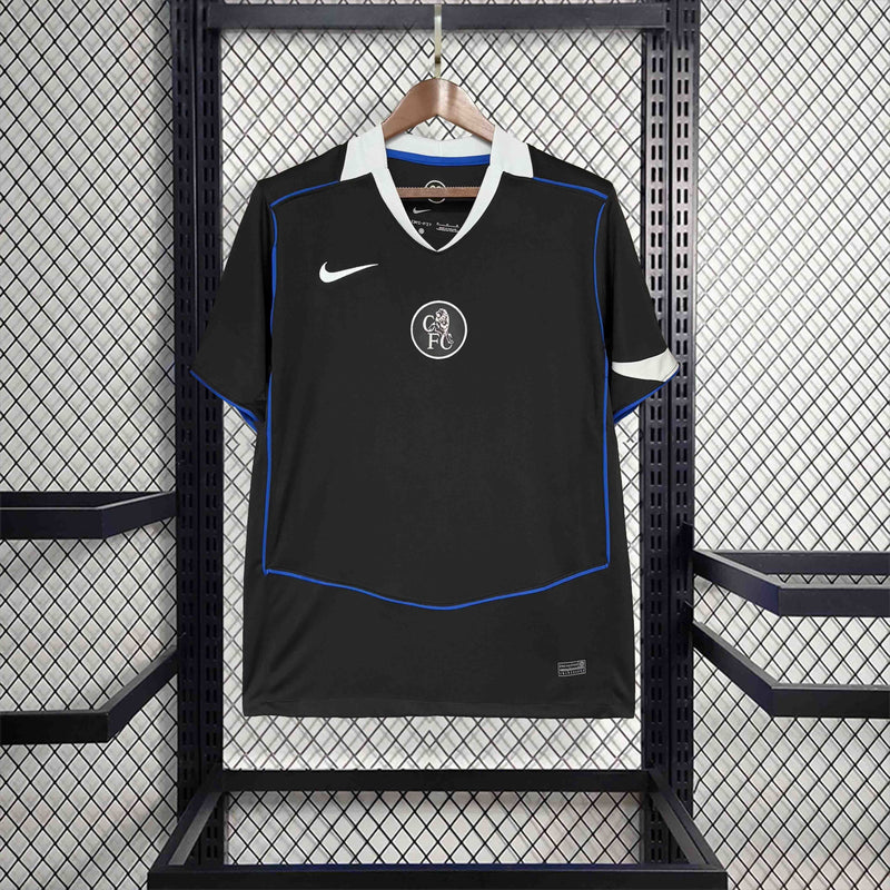 Camisa Chelsea Third 2025/26 - Nike Torcedor Masculina - Preta/Azul