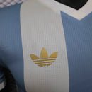Camisa Seleção Argentina Edição Especial 2024/25 - Adidas Jogador Masculina - Branca/Azul