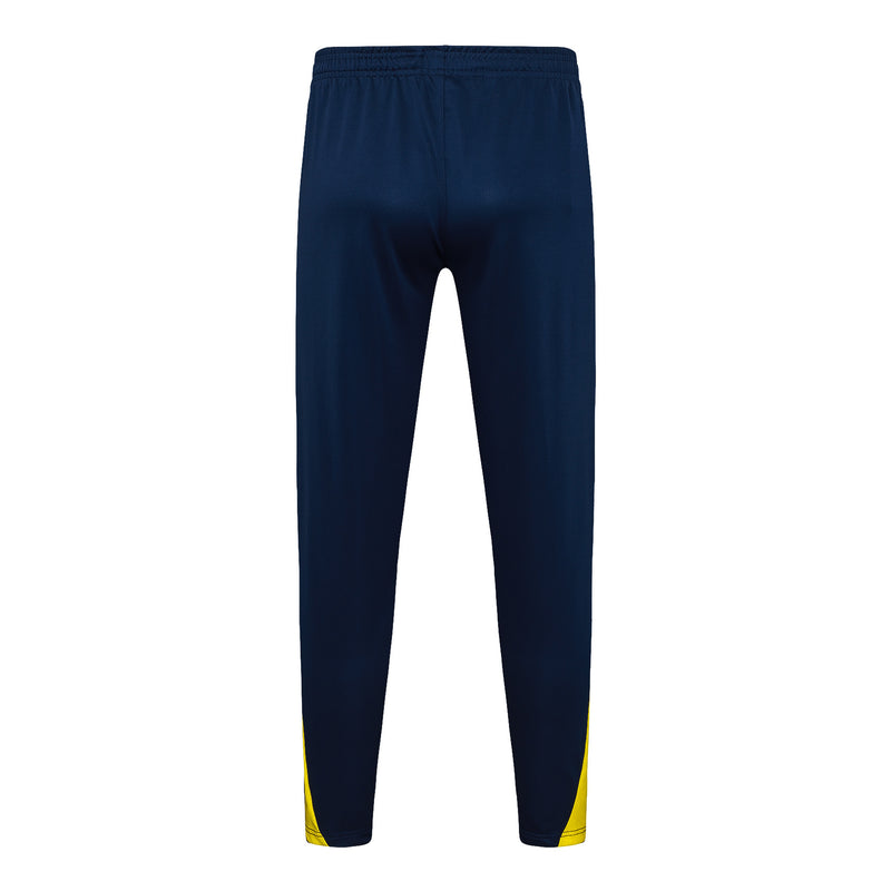 Conjunto de Treino Half Ziper Atlético de Madrid 2025/26 - Nike Jaqueta + Calça - Azul/Amarela