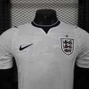 Camisa Seleção Inglaterra Home 2026/27 - Nike Jogador Masculina - Branca/Azul