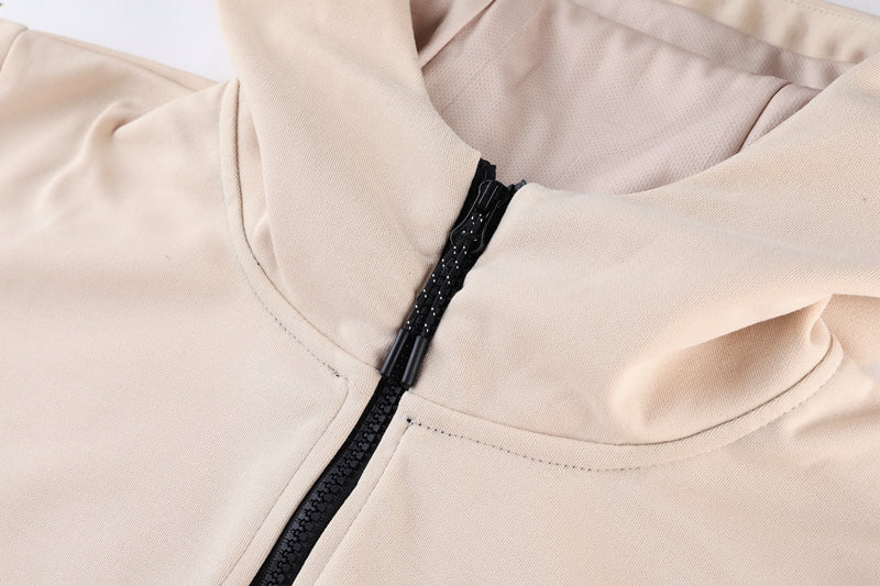 Kit Conjunto Nike Tech Fleece - Jaqueta e Calça- Marrom/Cinza