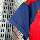 Conjunto Kit Infantil Seleção Espanha Home 2026/27 - Adidas Torcedor - Vermelha/Azul