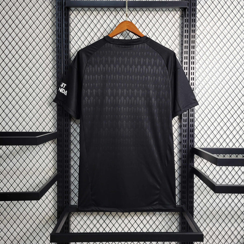 Camisa Arsenal Goleiro 2023/24 - Adidas Torcedor Masculina - Preta/Branca
