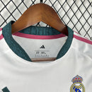 Conjunto Kit Infantil Real Madrid Home 2026/27 - Adidas Torcedor - Branca/Vermelha