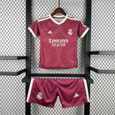 Conjunto Kit Infantil Real Madrid Third 2026/27 - Adidas Torcedor - Rosa