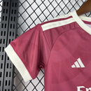 Conjunto Kit Infantil Real Madrid Third 2026/27 - Adidas Torcedor - Rosa