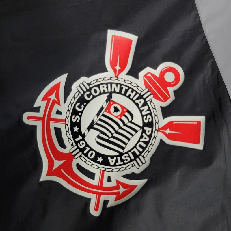 Jaqueta Corta Vento Corinthians Nike - Preta/Branca