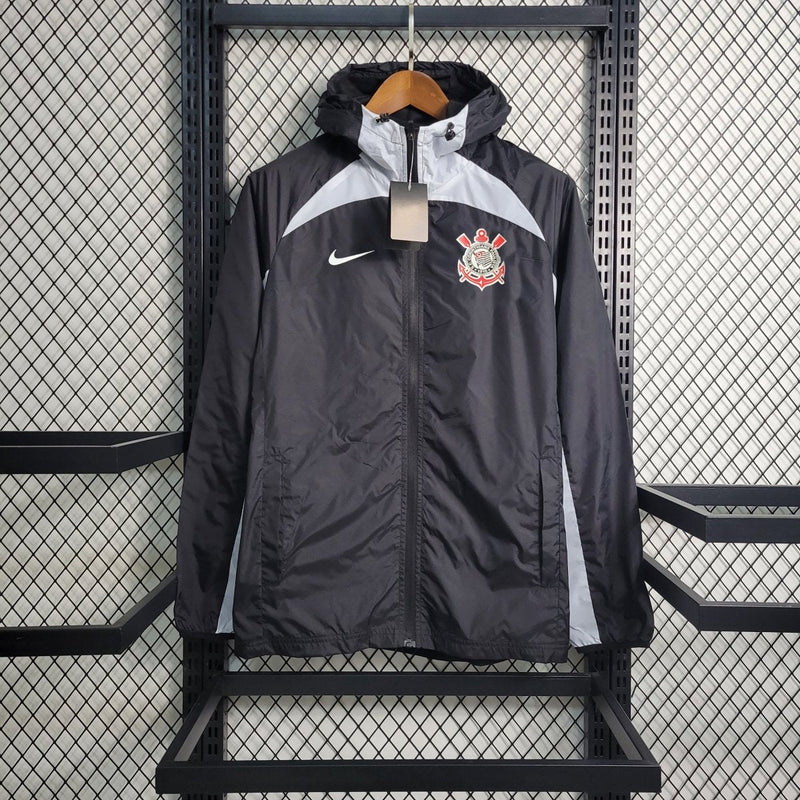 Jaqueta Corta Vento Corinthians Nike - Preta/Branca