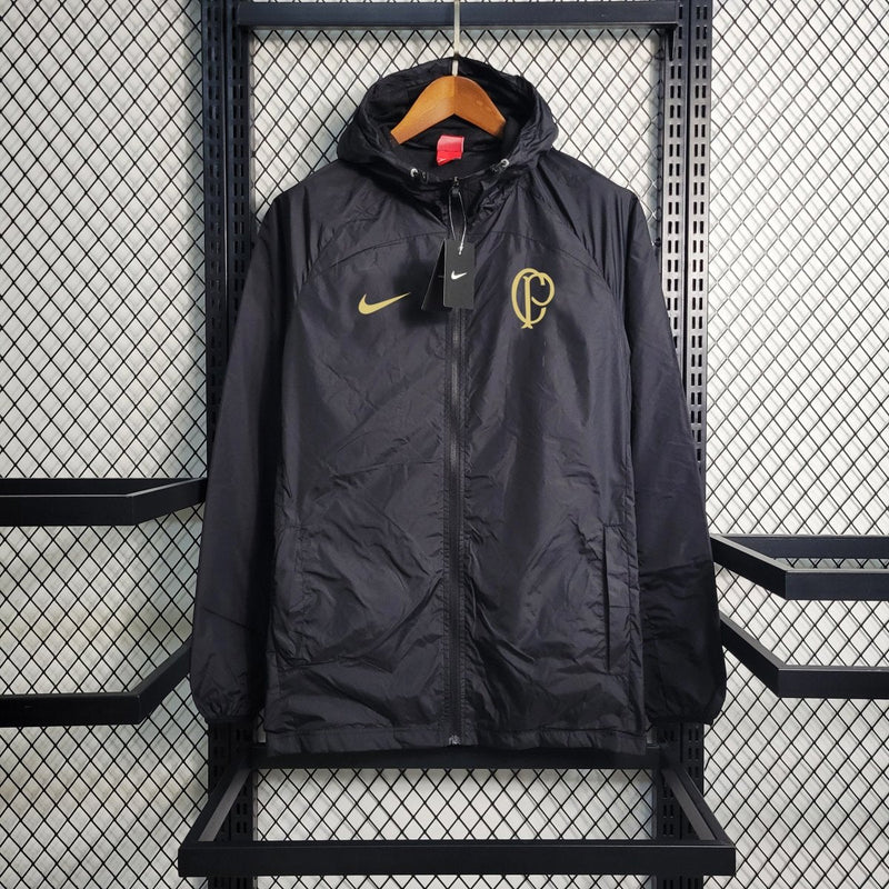 Jaqueta Corta Vento Corinthians Nike - Preta/Dourada