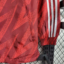 Jaqueta Corta Vento Flamengo Adidas - Vermelha/Branca