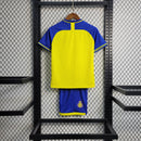 kit-conjunto-infantil-camisa-shorts-al-nassr-home-1-titular-2022-23-duneus-torcedor-masculina-masculino-azul-amarelo-amarela-cr7-cristiano-ronaldo-alvaro-gonzalez-luiz-gustavo-arabia-shurfah
