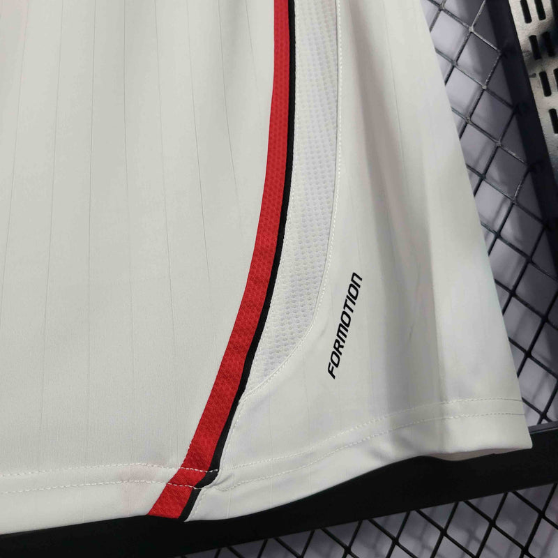 Camisa Pronta Entrega Manchester United Away 2006/07 - Adidas Retrô Masculina - Branca/Vermelha + KAKA' N°22 + Frete Grátis