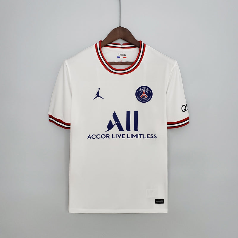 Camisa PSG Third 2020/21 - Jordan Torcedor Masculina - Branca/Azul