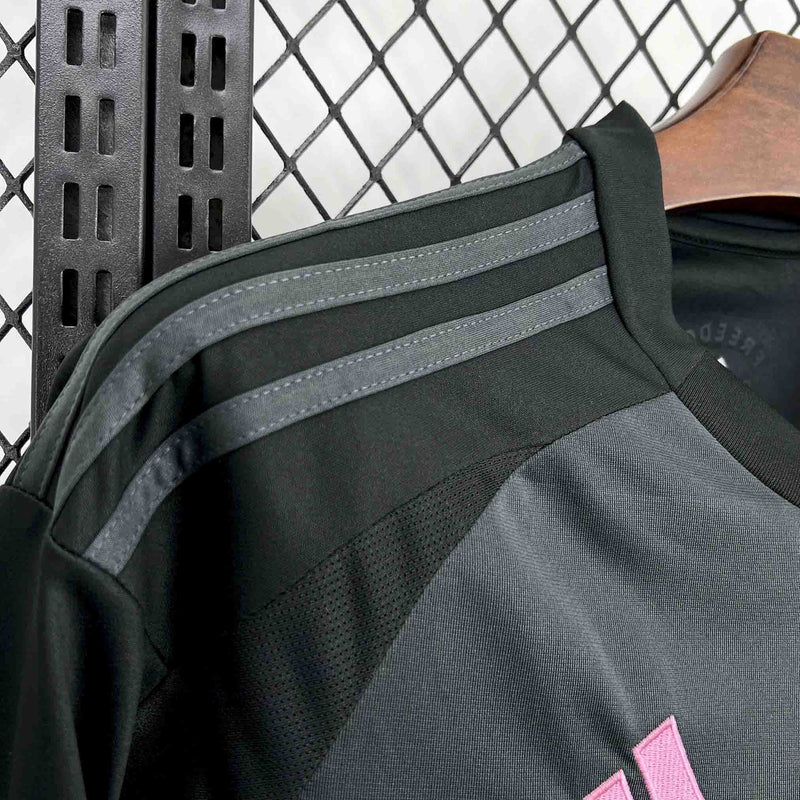Camisa Inter Miami Away 2025/26 - Adidas Torcedor Masculina - Preta/Rosa