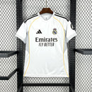 Camisa Real Madrid Home 2025/26 - Torcedor Adidas Masculina - Branca/Cinza