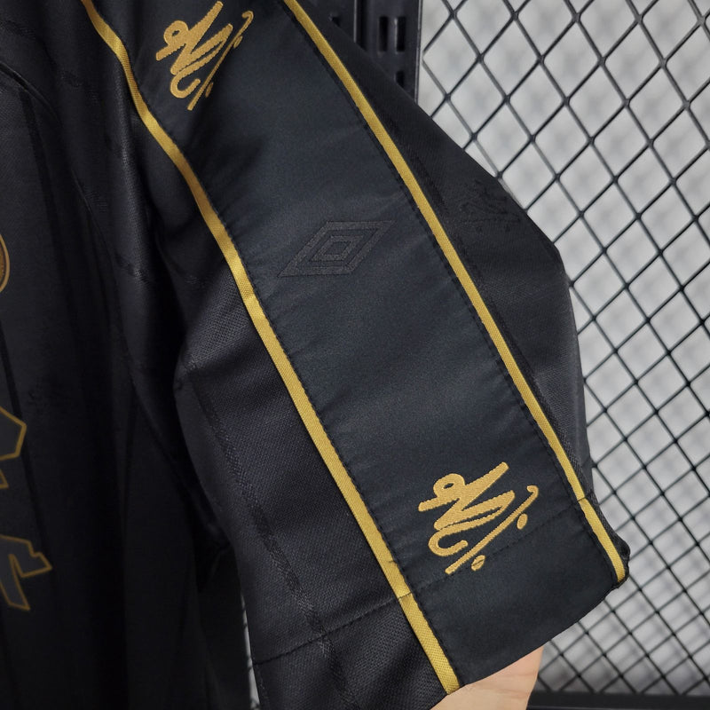 Camisa Santos Edição Especial 2024/25 - Umbro Torcedor Masculina - Preta/Dourada
