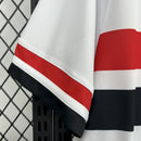 Camisa São Paulo Home 2025/26 - New Balace Torcedor Masculina - Branca/Preta