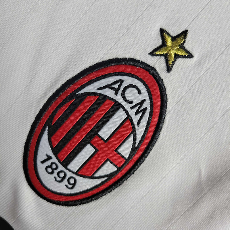 Camisa Pronta Entrega Manchester United Away 2006/07 - Adidas Retrô Masculina - Branca/Vermelha + KAKA' N°22 + Frete Grátis