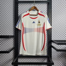 Camisa Pronta Entrega Seleção França Home 2006 - Adidas Retrô Masculina - Branca/Vermelha + ZIDANE N°10 + Frete Grátis