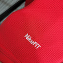 Camisa Manga Longa Pronta Entrega Manchester United Home 2007/08 - Nike Retrô Masculina - Vermelha/Branca + RONALDO N°7 + Frete Grátis