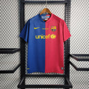 Camisa Pronta Entrega Barcelona Home 2008/09 - Nike Retrô Masculina - Vermelha/Azul + MESSI N°10 + Frete Grátis