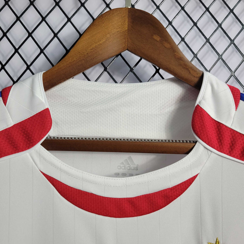 Camisa Pronta Entrega Seleção França Home 2006 - Adidas Retrô Masculina - Branca/Vermelha + ZIDANE N°10 + Frete Grátis