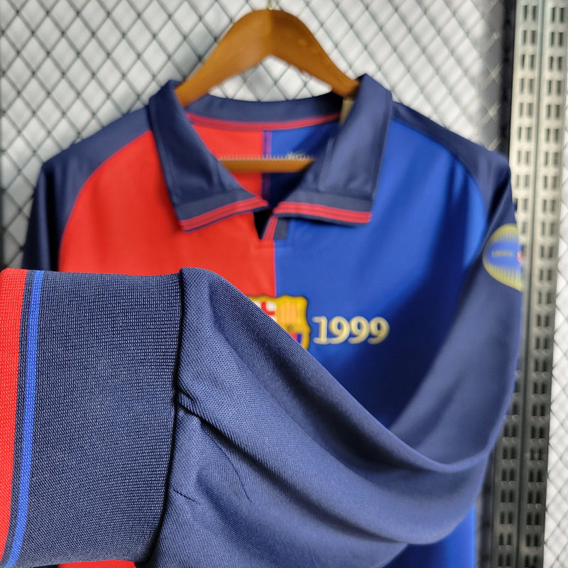 camisa-manga-longa-masculina-barcelona-barca-100-anos-nike-retro-azul-vermelho-vermelha-fcb-messi-neymar-iniesta
